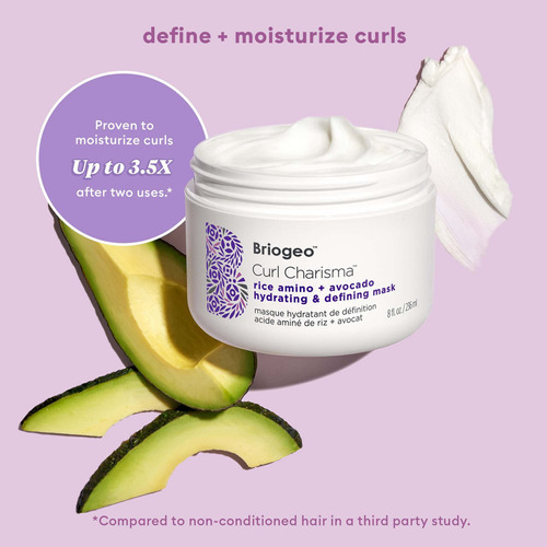 Briogeo Curl Charisma Rice Amino + Mscara Hidratante Y Defin