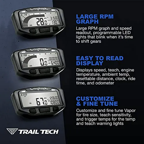 Kit Trail Tech Vapor Para Ktm, Husqvarna Y Gasgas , Negro
