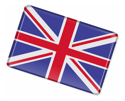 Adesivo Bandeira Inglaterra Resinado Capacete Bd45