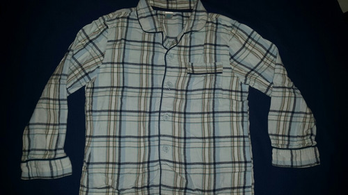 Camisa Algodon De Pijama Original Zara Niños Talle 8 9