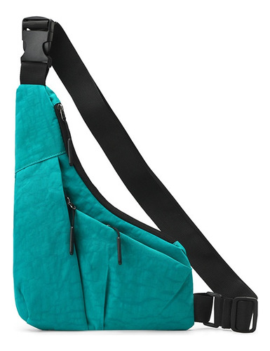 V Bolso Cruzado De Piel Con Diseño Triangular, Antirrobo