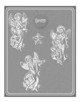 Comprar Placas Moldes Para Angeles Navideños De Chocolate - 5 Soles
