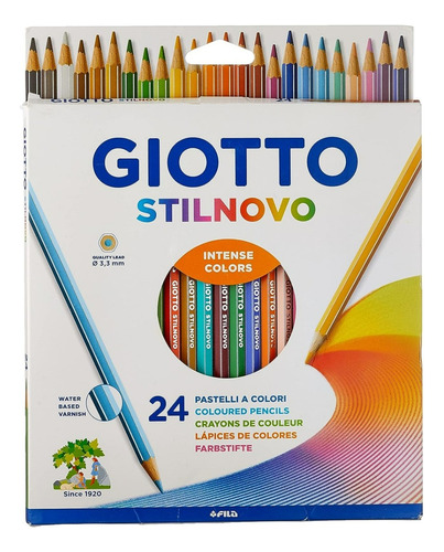  Lápices 24 Colores Giotto Stilnovo
