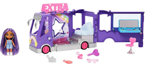 Barbie Extra Mini Minis Bus Tour + Accesorios + 1 Mini Mini