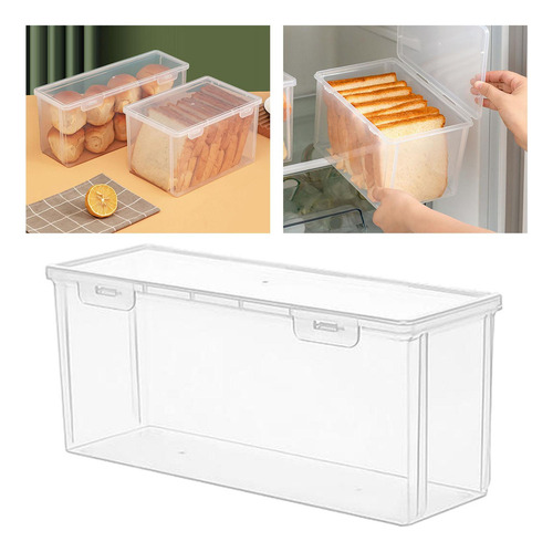 C-f Cajas De Pan Contenedor De Pan Vegetal Caja 30x10,5x13cm