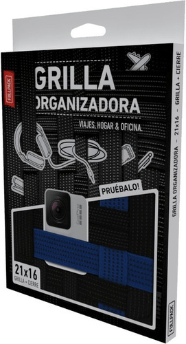 Grilla Organizadora Viaje Antideslizante 21x16 Chica Cierre