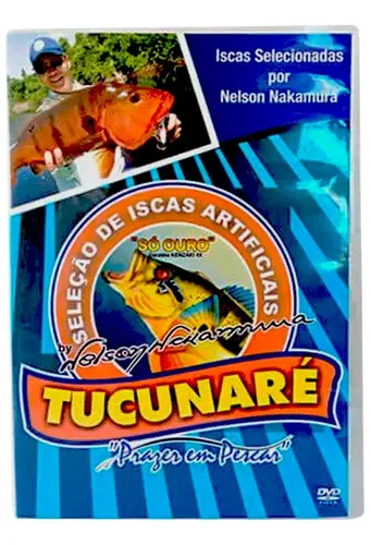 Kit Seleção Tucunaré Nelson Nakamura + Estojo + DVD Dicas