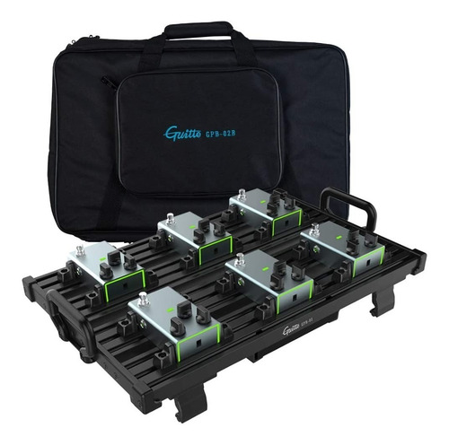 Imagen 5 de 5 de Pedalboard Guitto By Joyo Gpb-02b - Libre De Velcro