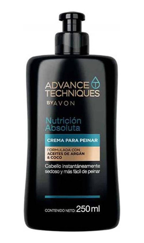 Crema Para Peinar Argan Y Coco Advance Techniques Avon 