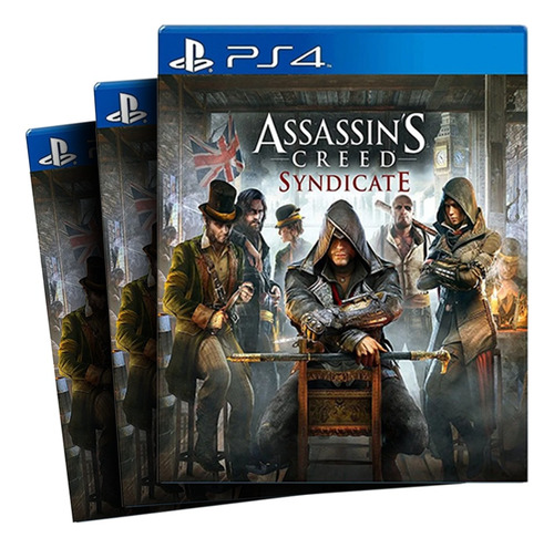 Combo Com 3 Assassins Creed Syndicate Ps4 Midia Fisica