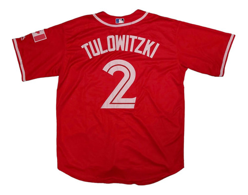 Imagen 2 de 3 de Camiseta Casaca Baseball Mlb Toronto Bluejays 2 Tulowitzki