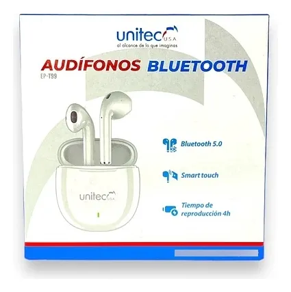 Audífonos Inalámbricos Bluetooth 5.0 Unitec Ep-t99