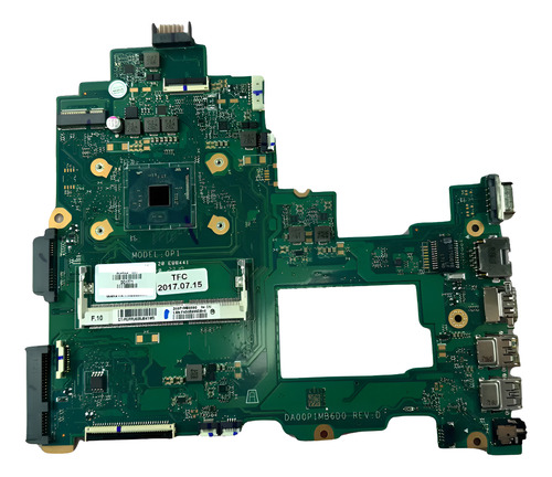 Mother Hp Notebook 240 G6 Intel Celeron N3060 925425-001 Verde Oscuro