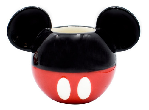 Set 2 Tazas Mickey Y Minnie Mouse 3d Ceramica Tarro
