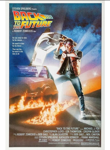 Póster De Volver Al Futuro Con Marco
