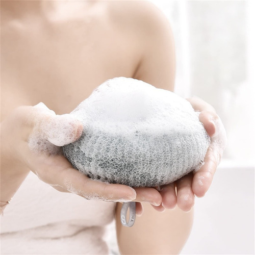 Cepillo De Ducha Exfoliante Con Ventosa, Masajeador De Bola
