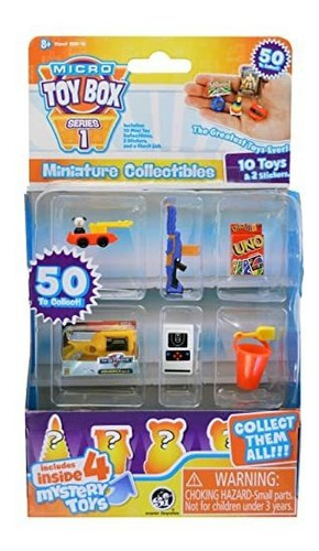 Serie 1 De Caja De Juguetes Micro Más Pequeños Del Mundo, Mini Coleccionables En Paquete De 10, Multicolor, Miniatura