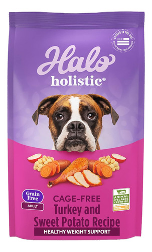 Alimento Holistico Para Perros Completa De Pavo Y Batata Sin