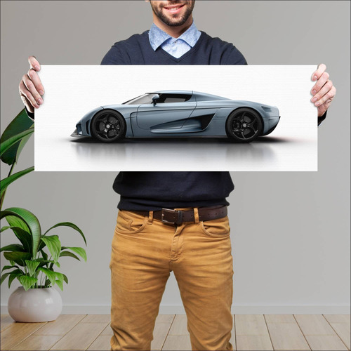 Cuadro 30x80cm Auto 2015 Koenigsegg Regera Auto 15