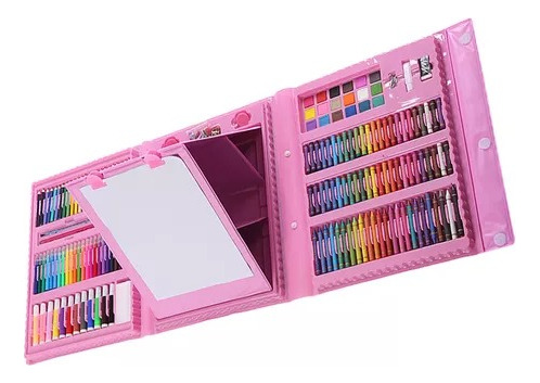 Art Set De 208 Piezas Colores Crayones Acuarela Kit De Arte