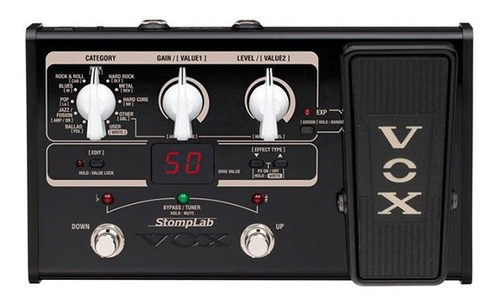 Imagen 2 de 3 de Pedalera Multiefectos Guitarra Electrica Vox Stomplab2g Sl2g