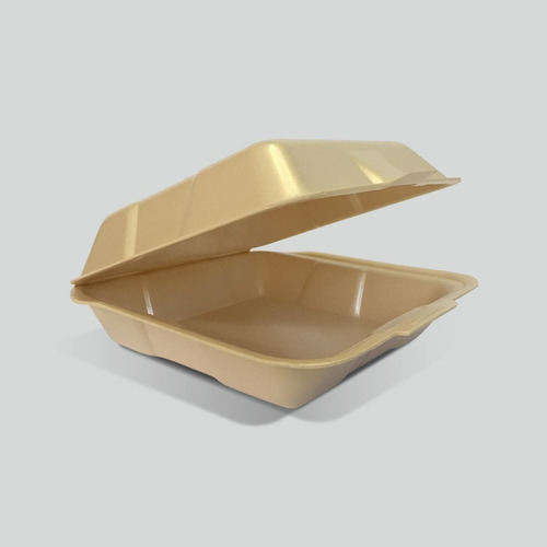 Contenedor Liso Biodegradable Reyma® 8x8 Fecula De Maiz