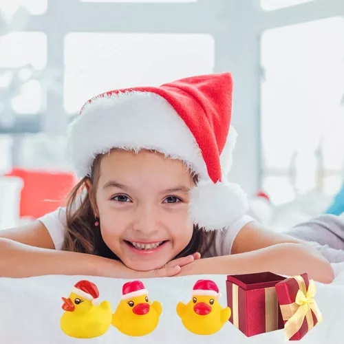 Patos de goma amarillos preescolares juguetes de baño para tina, regalo  para baby shower, bebés y niños pequeños, flotador de piscina para  Halloween