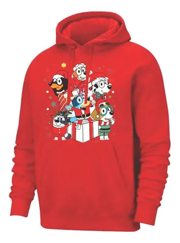 comprar Buzos Hoodie Navidad Bluey Y Bingo Merry Christmas