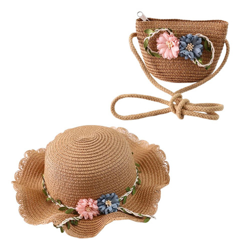 Sombrero De Sol Para Niños, Gorro De Playa, Bolso De Mano