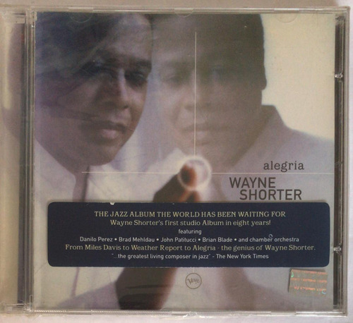 Wayne Shorter. Alegría. Cd Org Nuevo. Qqk. Ag Casa 2023.