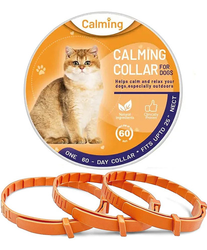 Collar Calmante Antiestrés Zyy Para Gatos Feromonas Collares