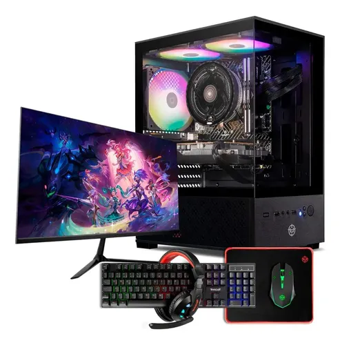 Pc Gamer Completo Mcl, Intel I7, Rx 5600, 16gb, Ssd 480gb 480 Gb