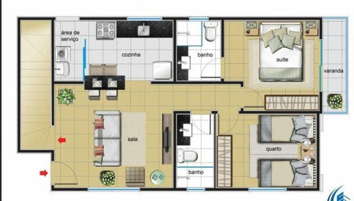Apartamento - Cabral - Ref: 46998 - V-46998
