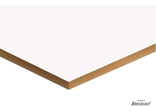 Mdf Melaminico Blanco 18mm X 2,75mt X 1,85mt