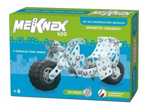 Meknex K50  Set De Construccion Metalico 127 Piezas 