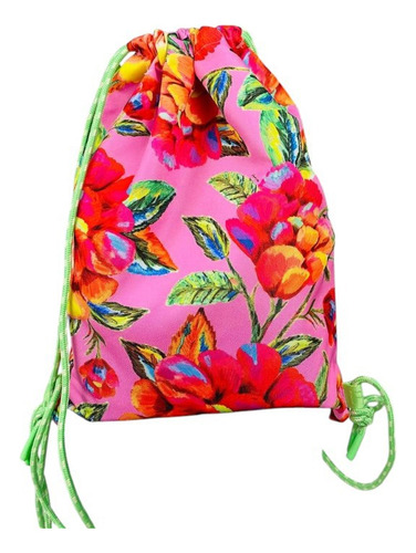 Bolsa Bucket Bag Farm Praiana - Rosa