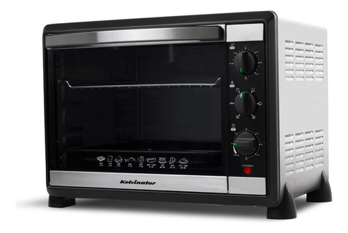 Horno de mesa eléctrico Kelvinator KO-52CS 52L acero inoxidable 230V