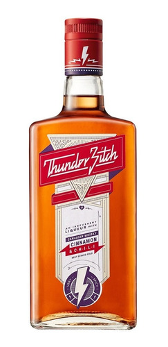 Imagen 1 de 6 de Whisky Licor Thunder Bitch Bourbon Con Canela 700ml