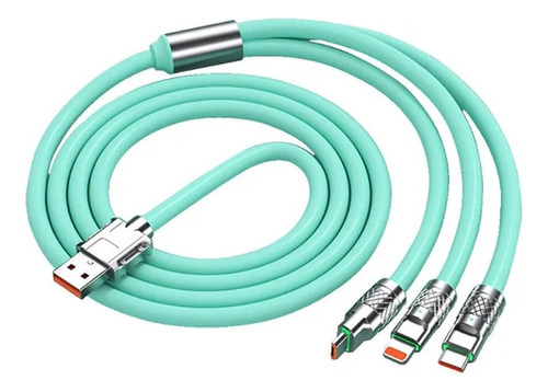 3 En 1 Multifunción Carga Rápida Cable De Datos Cable Usb