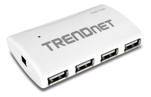 Trendnet Hub Usb 2.0 De 7 Puertos De Alta Velocidad, Adapta.