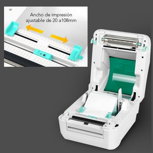 Imagen 2 de 8 de Impresora Térmica Usb Para Etiquetas. Mercado Envíos, Flex