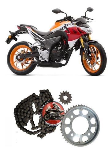 Kit Transmision Honda Cb 190 R + Envío Gratis 