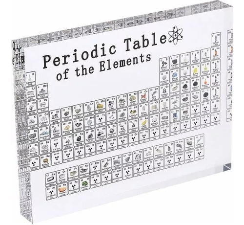 Tabla Periódica De Elementos Químicos Reales Con Cápsulas