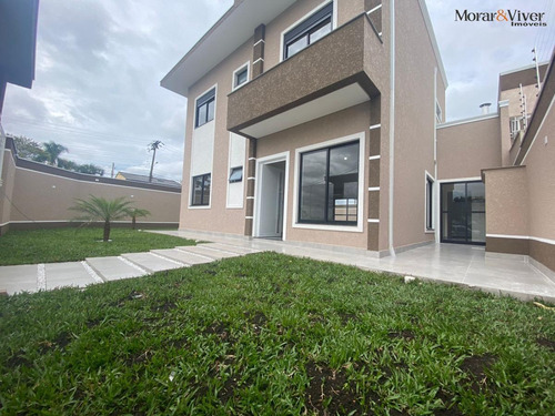 Imagem 4 de 15 de Sobrado Para Venda Em São José Dos Pinhais, Costeira, 4 Dormitórios, 3 Suítes, 5 Banheiros, 6 Vagas - Sjp0047_1-2344267
