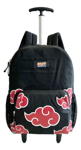 Mochila Juvenil Naruto Shippuden Akatsuki Anime Rodinhas G