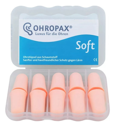 Protetor Auricular - Ohropax Soft (5 Pares) Rosa