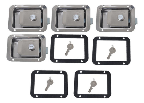 4x Cerradura De Puerta Caja De Herramientas Para Remolque
