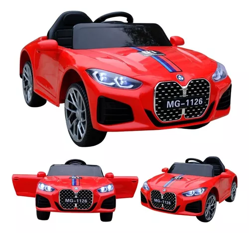 Carro Eletrico Infantil BMW S4 Rosa com Controle Remoto 12V - Maçã