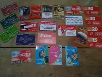 Comprar Lote De Tarjetas Telefonicas Digitel Antiguas 