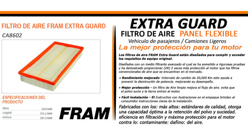 Filtro De Aire Volkswagen Jetta Wagon 2002 - 2005 L4 1.8